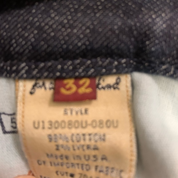 7 for all mankind Women'A' pocket flare jeans low rise dark wash Size 32 !! - Picture 14 of 14